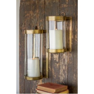 Bungalow Rose Glass/Metal Sconce BNRS6502